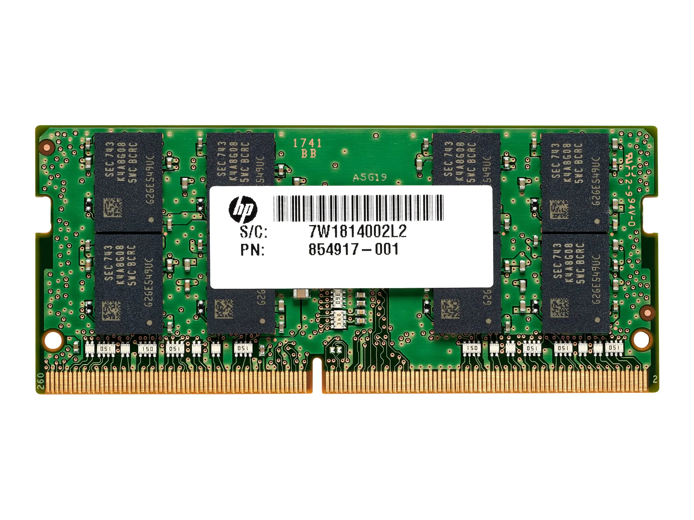 HP DDR4 - 16 GB - SO DIMM 260-PIN - 2666 MHz / PC4-21300 4VN07AA#AC3
