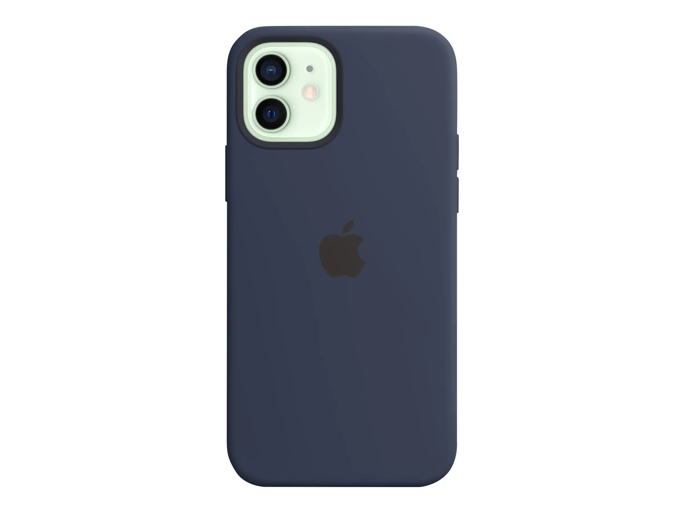 Apple - Hintere Abdeckung für Mobiltelefon - mit MagSafe - Silikon - Schwarz - für iPhone 12 mini