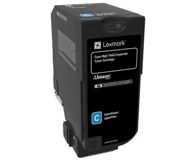 Lexmark - Hohe Ergiebigkeit - Cyan - Original - Tonerpatrone LCCP, LRP, Lexmark Corporate - für Lexmark CX725de, CX725dhe, CX725dthe Lexmark - Hohe Ergiebigkeit - Cyan - Original - Tonerpatrone LCCP, LRP, Lexmark Corporate - für Lexmark CX725de, CX725dhe, CX725dthe