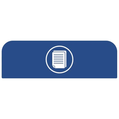 Rubbermaid Hinweisschild 48,9 x 20,36 cm (B x H) Papier Kunststoff