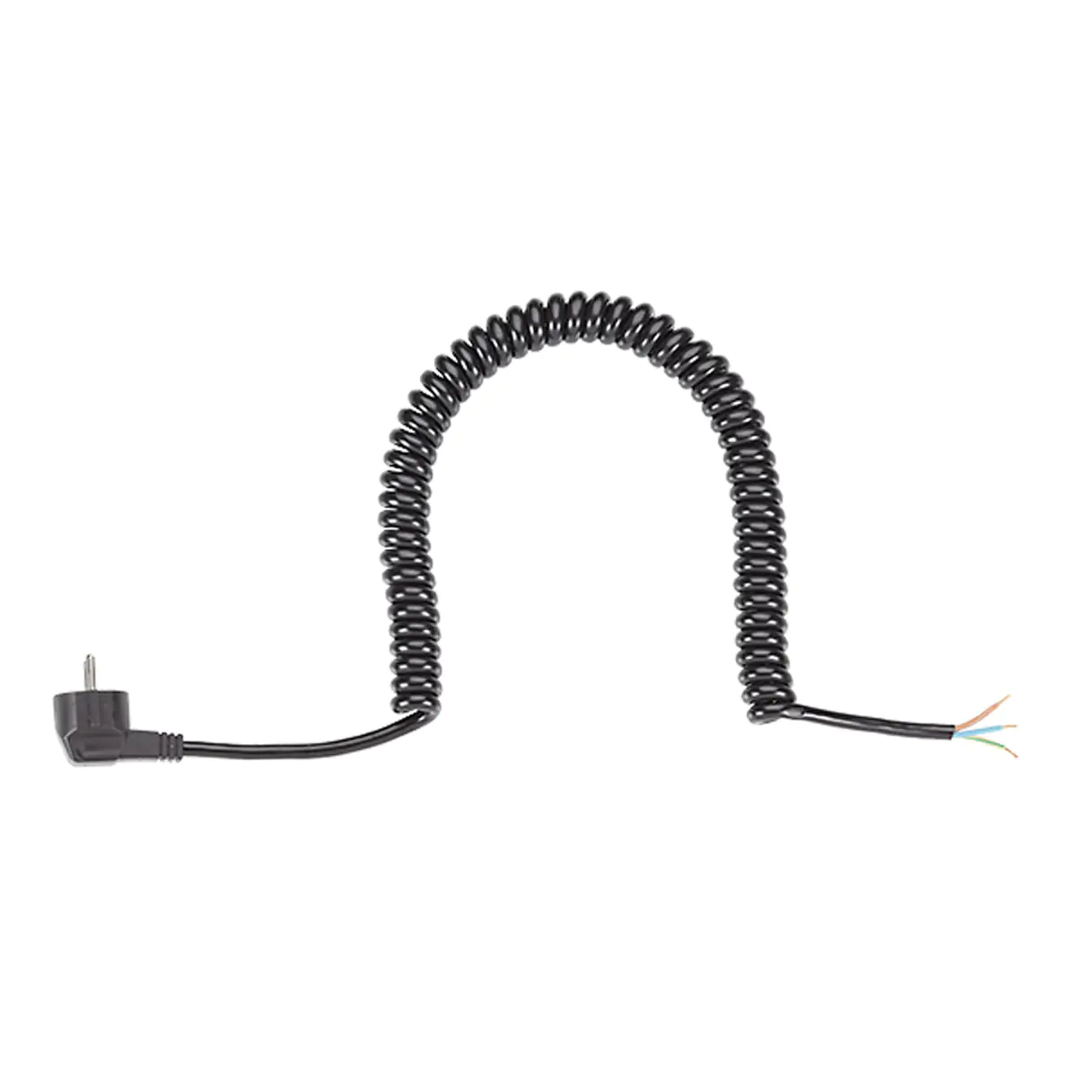 Bachmann Spiralleitung H05VV-F 3G² L sw AEH/CEE7/7 - Steckdosenleiste BM0010704