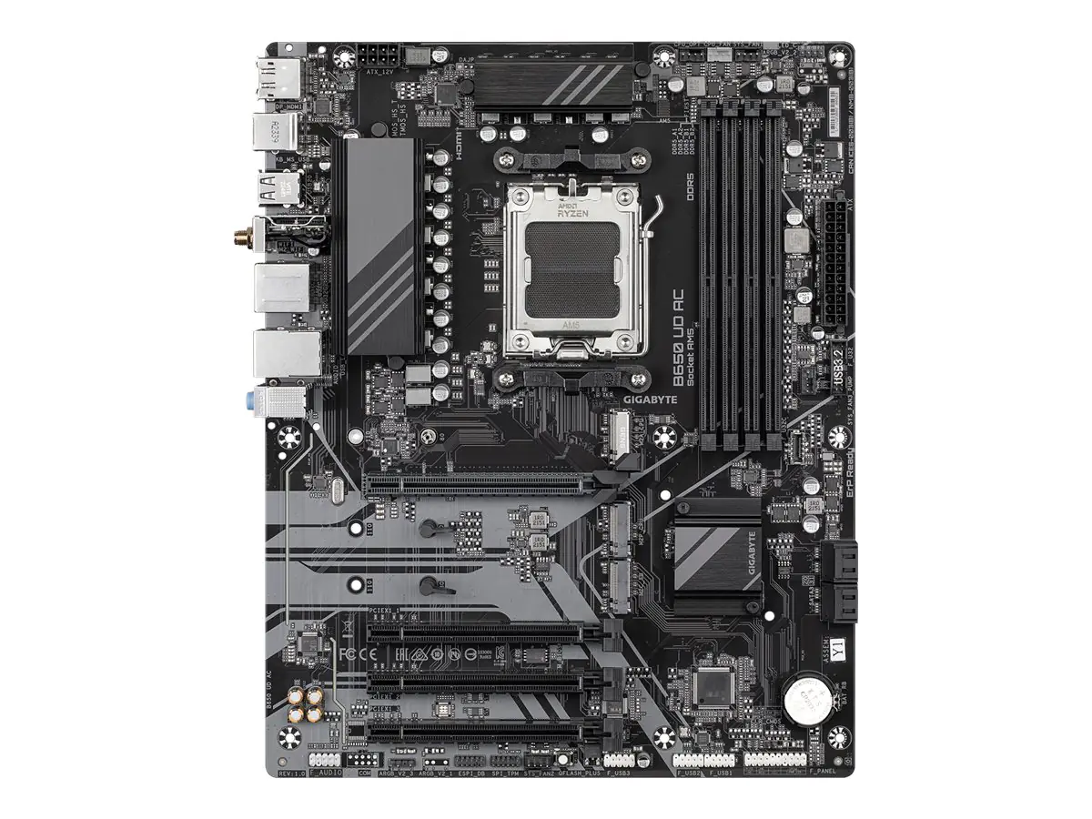 Gigabyte B650 UD AC - 1.0 - Motherboard - ATX - Socket AM5 - AMD B650 Chipsatz - USB 3.2 Gen 1, US