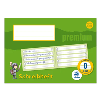 Staufen Schreiblernheft Premium Lineatur 0 liniert DIN A5 quer - Bürokleinmaterial - A5 734500702