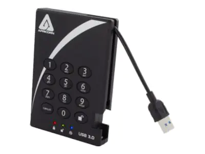 Lenovo Apricorn Aegis Padlock 3.0 - Festplatte - verschlüsselt - 1 TB - extern (tragbar) 4ZP1P31362