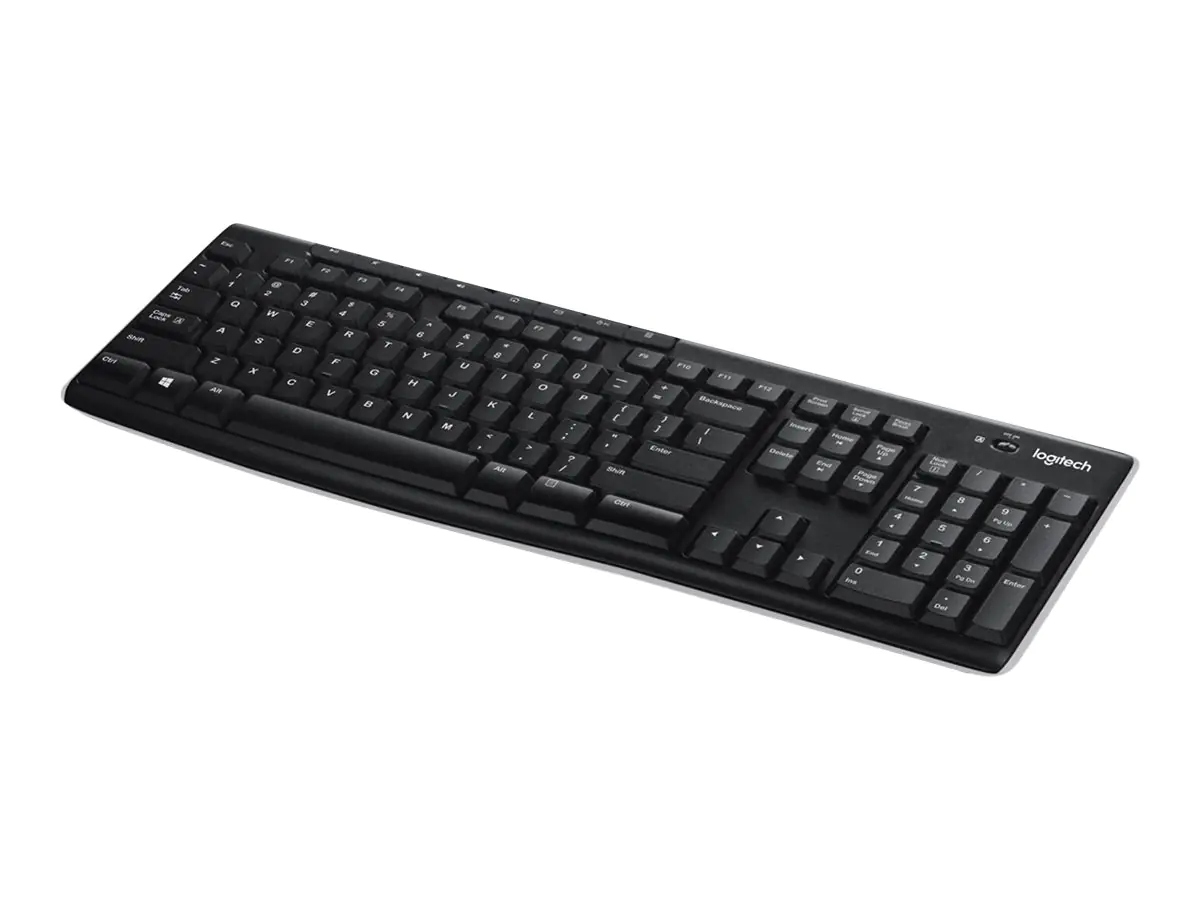 Logitech Wireless Keyboard K270 - Tastatur - kabellos - 2.4 GHz - Nordisch