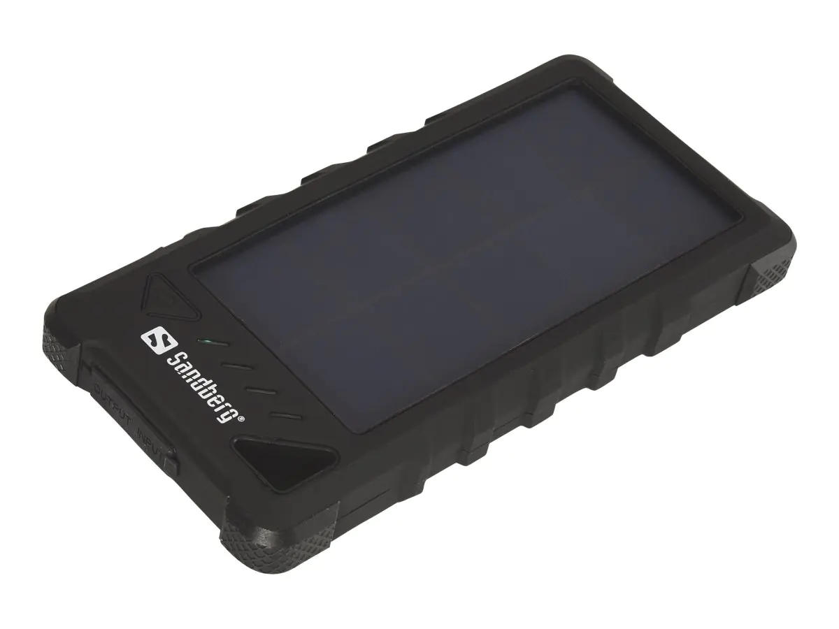 SANDBERG Outdoor Solar Powerbank 16000 - Solar-Powerbank - Li-Ion - 16000 mAh - 3.4 A - 3 Ausgabeanschlussstellen (USB, USB-C) 420-35