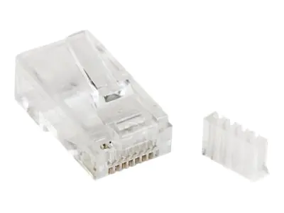 StarTech Cat 6 RJ45 Modular Plug for Solid Wire - 50 Pack (CRJ45C6SOL50) - Netzwerkanschluss - RJ-45 (M) - CAT 6 - klar (Packung mit 50) - für P/N: WIRC6CMPBLU