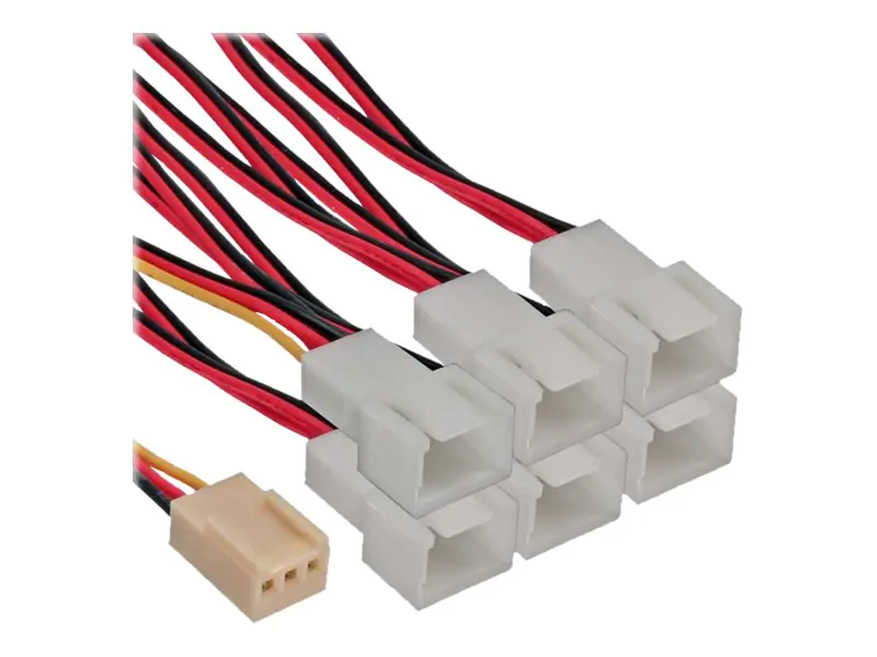 InLine - Netzsplitter für Lüfter - Molex, 3-polig (W) zu Molex, 3-polig (M)