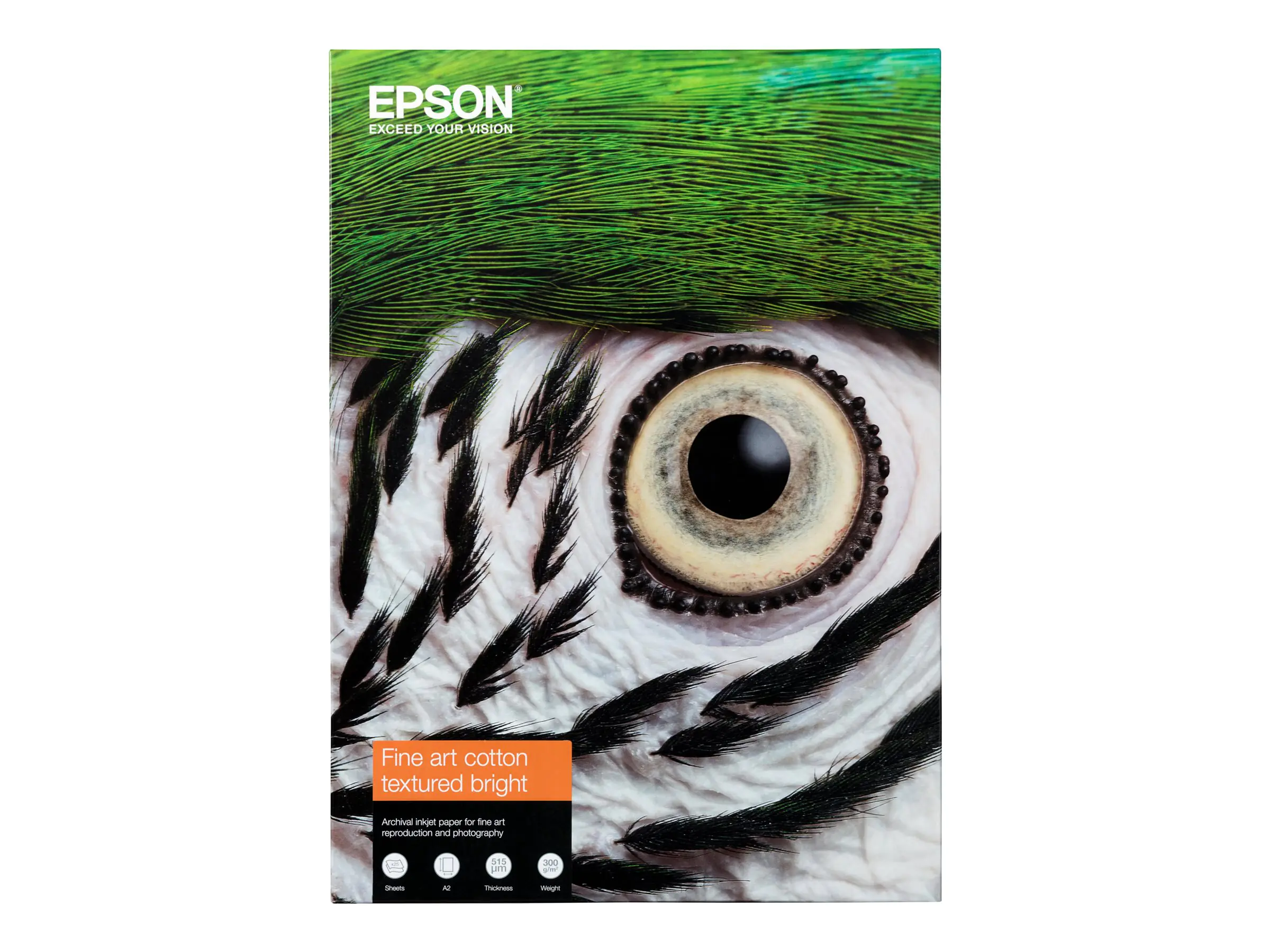 Epson Fine Art II - Baumwolle - strukturiert matt - 515 Mikron - hochweiß - A2 (420 x 594 mm) C13S450290NQ