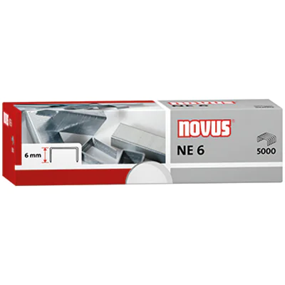 NOVUS Heftklammer NE 6 042-0000 verzinkt 5.000 St./Pack. NOVUS Heftklammer NE 6 042-0000 verzinkt 5.000 St./Pack.