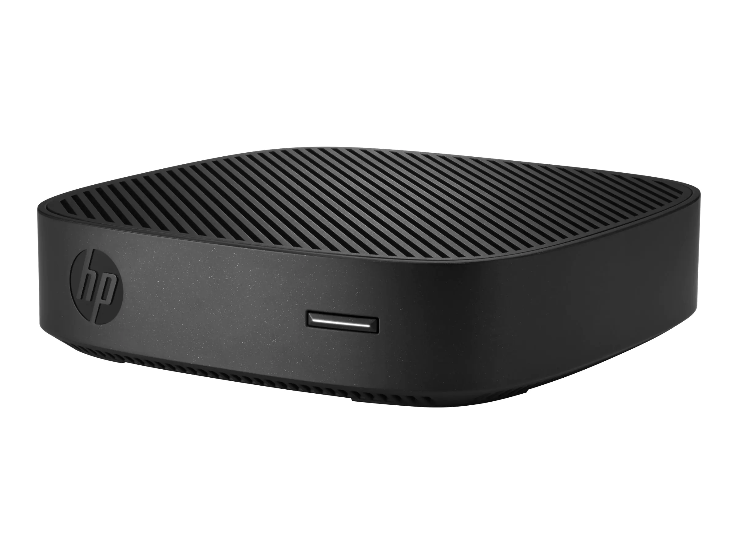 HP t430 v2 - Thin Client - DTS - 1 x Celeron N4020 / 1.1 GHz - RAM 4 GB - Flash - eMMC 32 GB - eMMC 5.1 - UHD Graphics 600 - 1GbE - WLAN: 802.11a/b/g/n/ac, Bluetooth 5.0 - HP ThinPro 64-bit - Monitor: keiner - Tastatur: Deutsch - TAA-konform