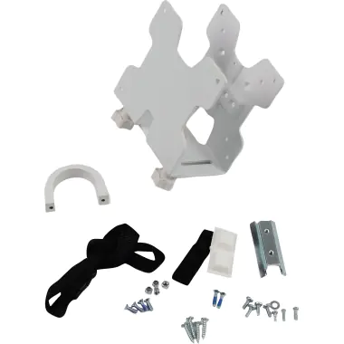 Ergotron - Mini-PC-Halterung - unter Tisch montierbar, Pfosten montierbar, an Wandschiene montierbar, VESA-Halterung montierter - weiß - für Ergotron NX; LX Dual Side-by-Side Arm