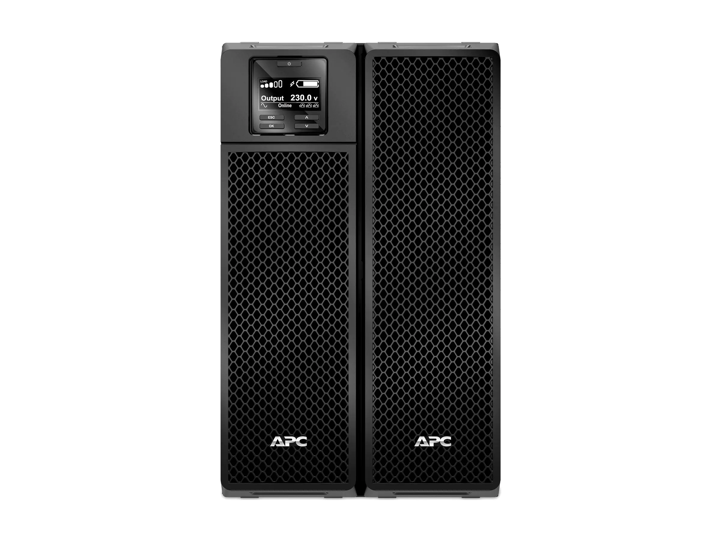 APC Smart-UPS SRT 10000VA - USV (in Rack montierbar/extern) - Wechselstrom 230 V - 10 kW - 10000 VA - Ethernet 10/100, USB - Ausgangsanschlüsse: 14 - 6U - Schwarz - für P/N: SRT192BPUS, SRT192RMBP2US, SRT192RMBPUS, SRT6KXLTUS, SRT72RMBPUS, SRT96RMBPUS
