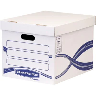 Bankers Box Archivschachtel Basic 4460801 317x287x384mm ws/bl Bankers Box Archivschachtel Basic 4460801 317x287x384mm ws/bl