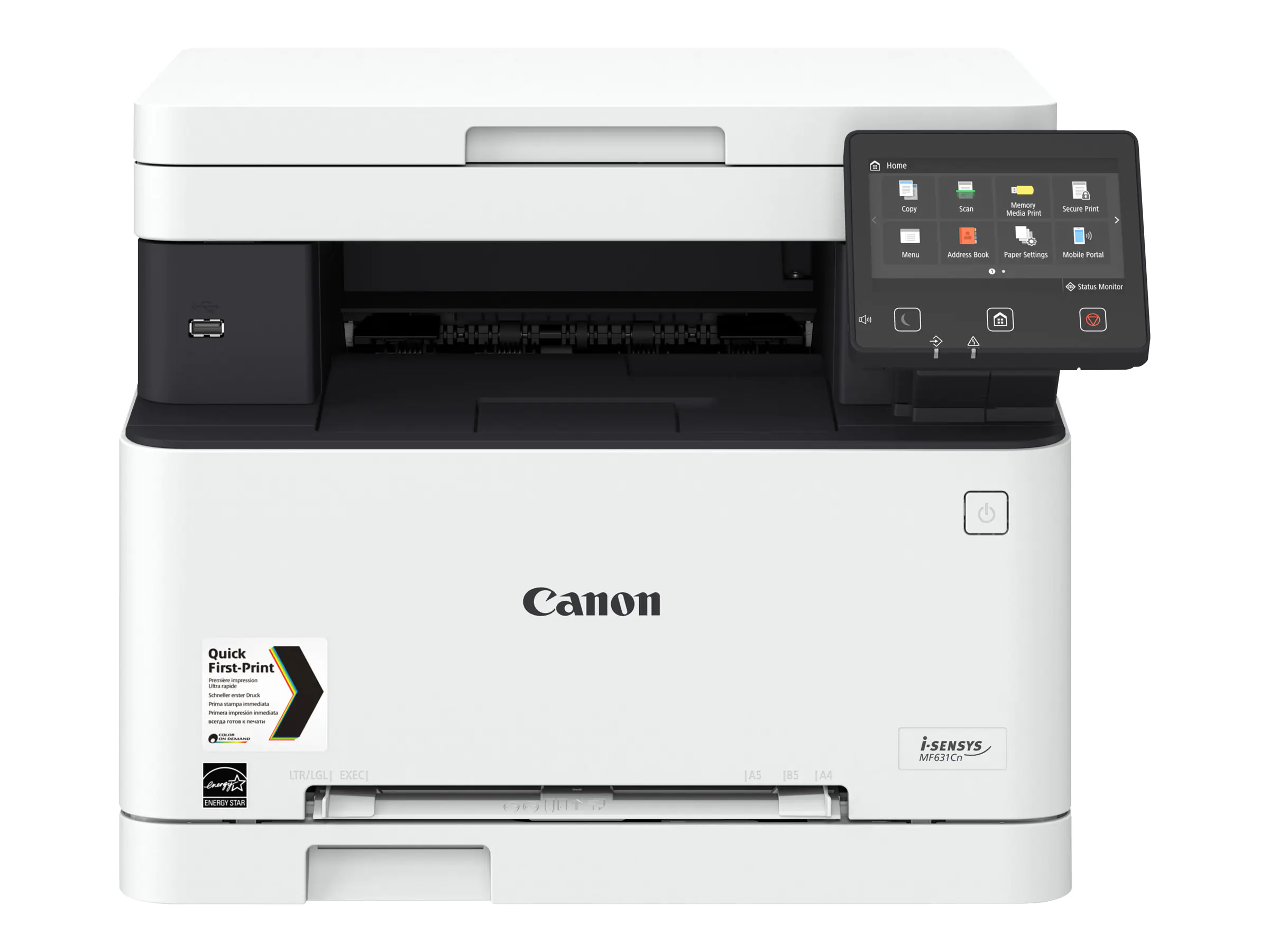 Canon i-SENSYS MF631Cn - Multifunktionsdrucker - Farbe - Laser - A4/Legal (Medien) - bis zu 18 Seiten/Min. (Kopieren) - bis zu 18 Seiten/Min. (Drucken) - 150 Blatt - USB 2.0, Gigabit LAN, USB-Host