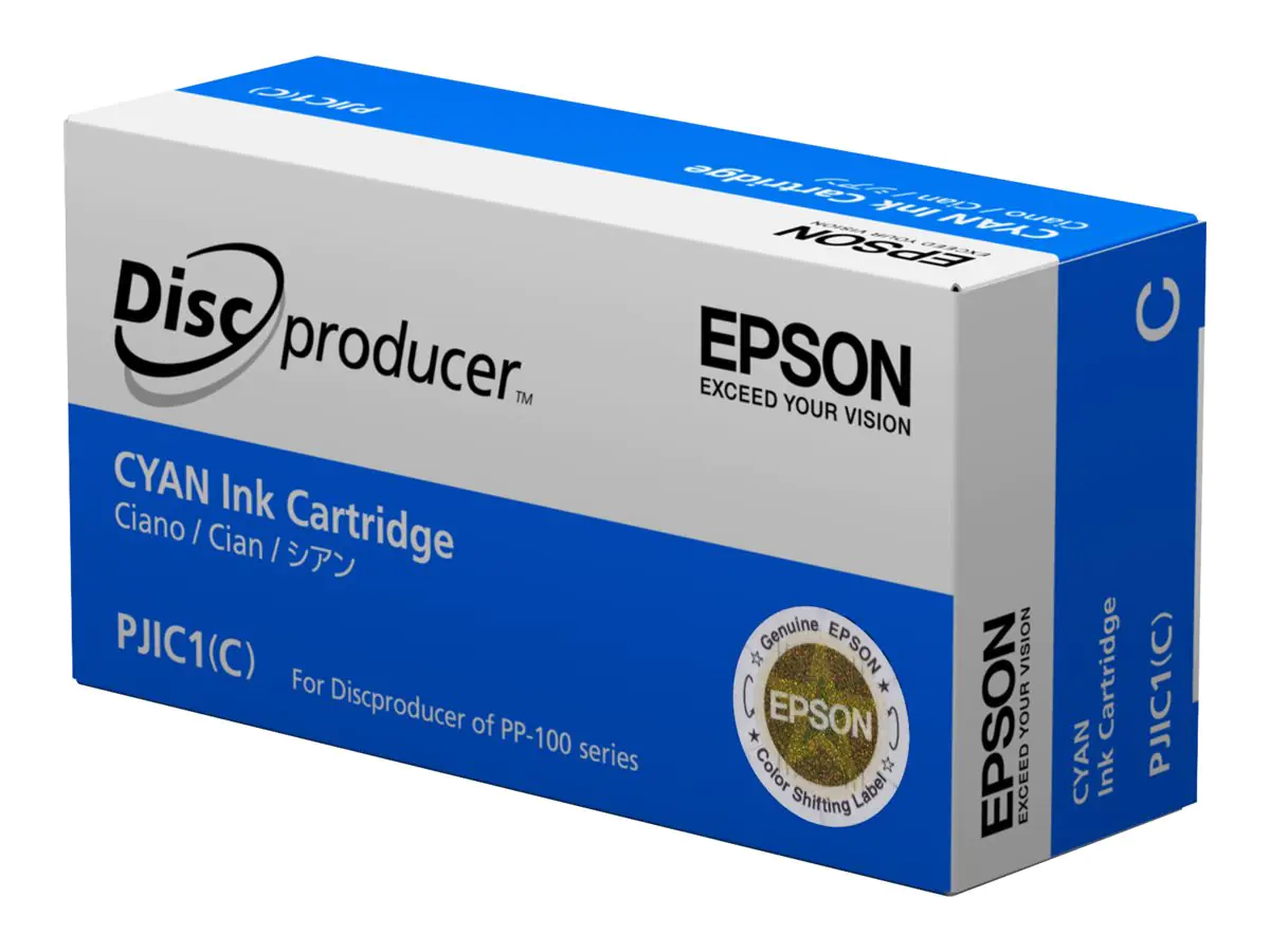 Epson Discproducer PJIC7(C) - Cyan - original - Tintenpatrone - für Discproducer PP-100, PP-100AP, PP-100II, PP-100IIBD, PP-100III, PP-100N, PP-100NII