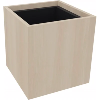 Pflanzgefäß 1er niedrig B380xT380H400mm Akazie Pflanzgefäß 1er niedrig B380xT380H400mm Akazie