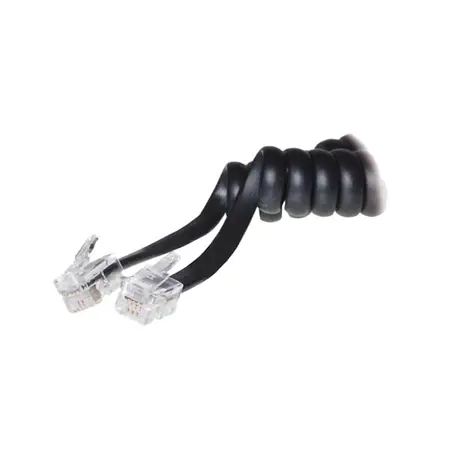 Tecline Telefonkabel RJ-10 (M) RJ-10 (M) 41002508 5 m Schwarz