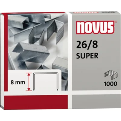 NOVUS Heftklammer 040-0199 26/8 verzinkt 1.000 St./Pack. NOVUS Heftklammer 040-0199 26/8 verzinkt 1.000 St./Pack.