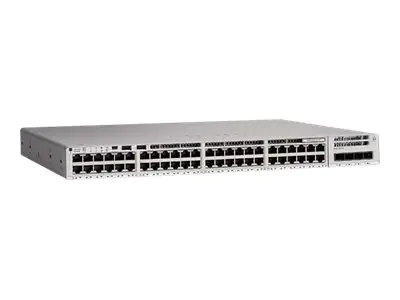 Cisco Catalyst 9200L - Network Advantage - Switch - L3 - 48 x 10/100/1000 + 4 x 10 Gigabit SFP+ (Uplink) - an Rack montierbar