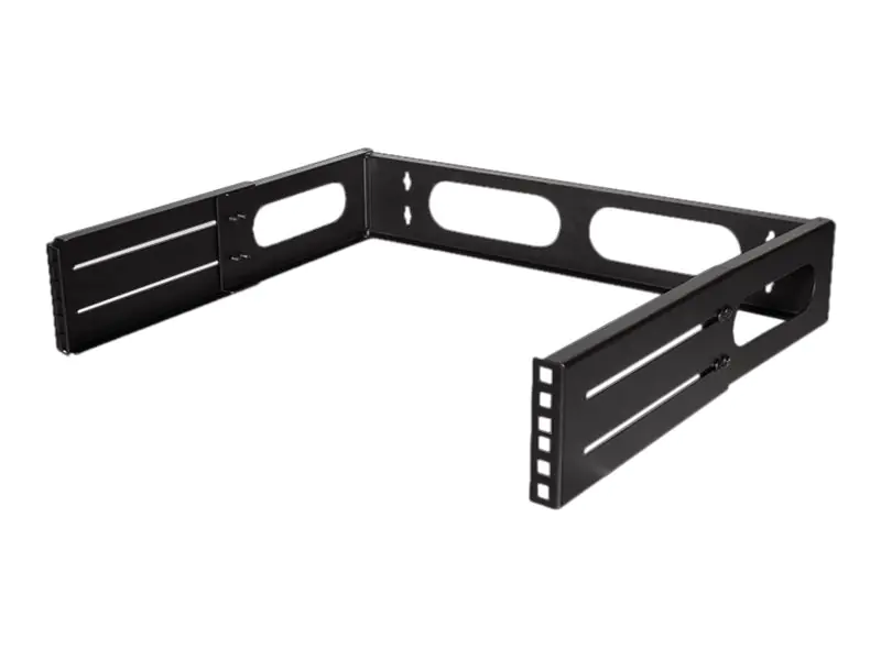 LogiLink - Rack Bracket - geeignet für Wandmontage - Schwarz, RAL 9003 - 2U - 48.3 cm (19")