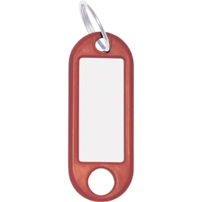 WEDO® Schlüsselanhänger 52 x 21 x 3 mm (B x H x T) Ring Kunststoff rot 100 St./Pack. WEDO® Schlüsselanhänger 52 x 21 x 3 mm (B x H x T) Ring Kunststoff rot 100 St./Pack.