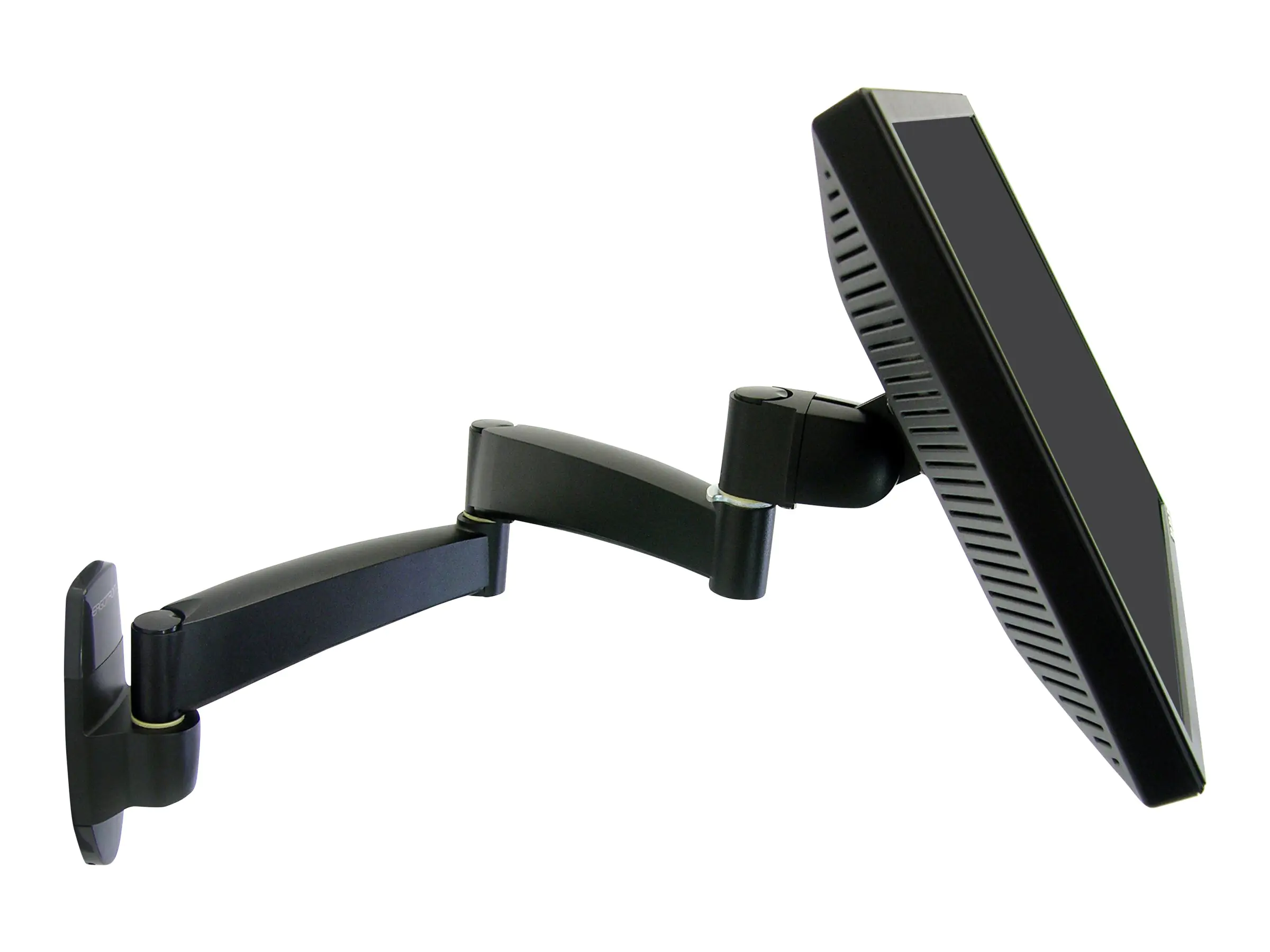 Ergotron 200 Series Wall Mount Arm - Befestigungskit (Wandbefestigung, schwenkbare Wandhalterung, 2 Erweiterungsklammern)