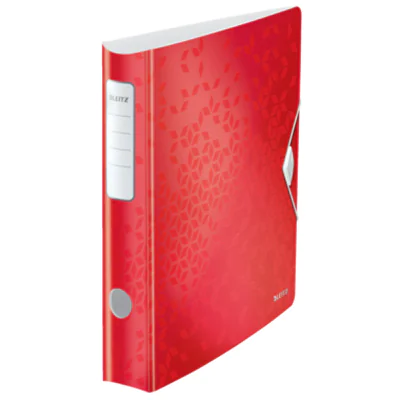 Leitz Ordner Active WOW 65mm DIN A4 Rückenschild: geklebt Werkstoff: Polyfoam rot Leitz Ordner Active WOW 65mm DIN A4 Rückenschild: geklebt Werkstoff: Polyfoam rot