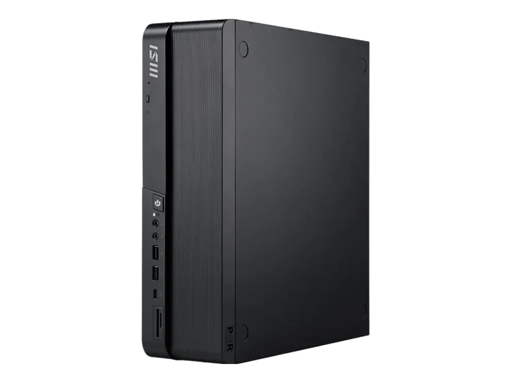 MSI PRO DP80 A14G 053AT - CFF - Core i7 i7-14700 / 2.1 GHz - RAM 16 GB - SSD 1 TB - NVMe - UHD Graphics 730 - 1GbE, 2.5GbE, Wi-Fi 6E, Bluetooth 5.3 - WLAN: 802.11a/b/g/n/ac/ax (Wi-Fi 6E) 00B20821-053