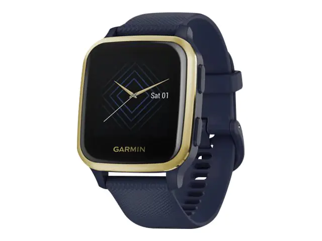 Garmin Venu Sq Music Edition - Marineblau - Sportuhr mit Band - Silikon - marineblau - Handgelenkgröße: 125-190 mm - Anzeige 3.3 cm (1.3") 010-02426-12