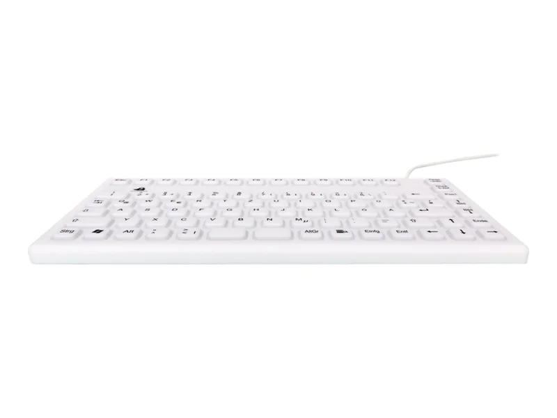 InduKey TKG-086-IP68-WHITE - Tastatur - USB - USA/Europa - weiß