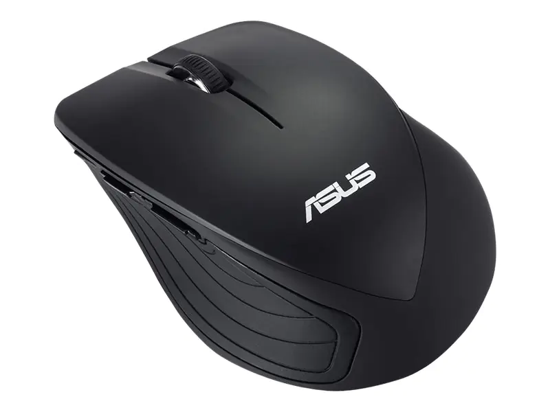 ASUS WT465 - Maus - optisch - kabellos - 2.4 GHz - kabelloser Empfänger (USB) - Schwarz