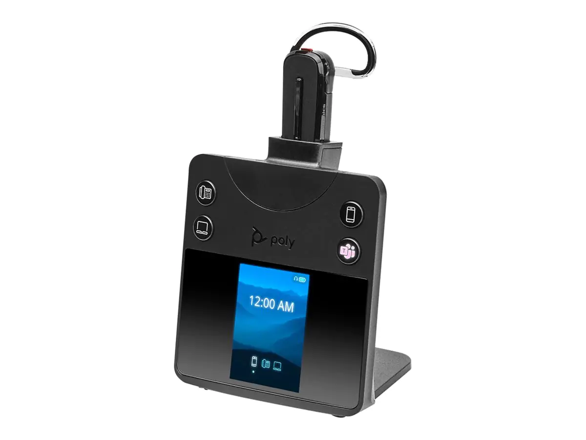 Poly Savi 8445 OFFICE - Savi 8400 series - Headset - konvertierbar - DECT / Bluetooth - kabellos - Schwarz Poly Savi 8445 OFFICE - Savi 8400 series - Headset - konvertierbar - DECT / Bluetooth - kabellos - Schwarz