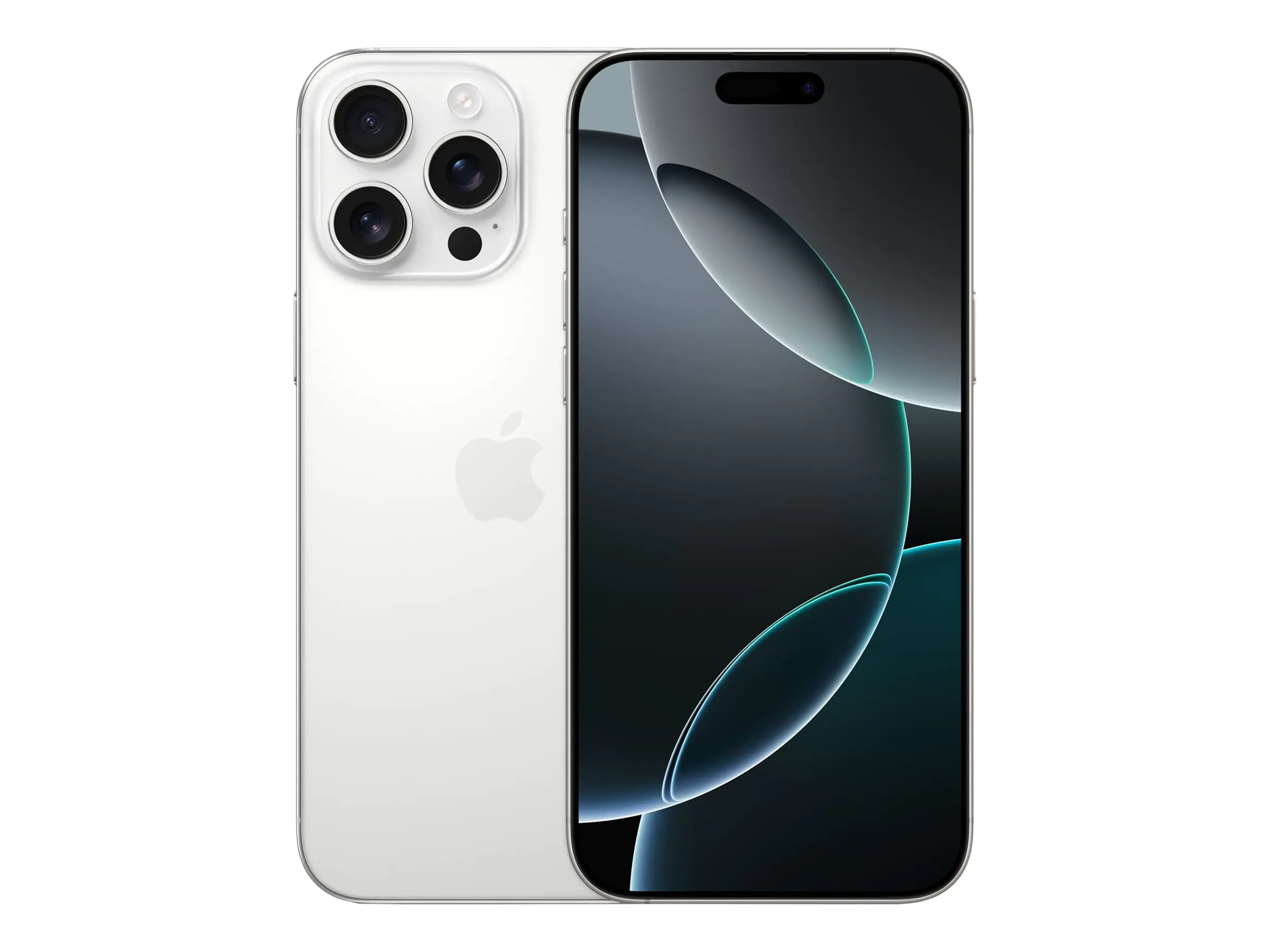 Apple iPhone 16 Pro - 5G Smartphone - Dual-SIM / Interner Speicher 1 TB - OLED-Display - 6.3" - 2622 x 1206 Pixel (120 Hz) - Triple-Kamera 48 MP, 48 MP, 12 MP - front camera 12 MP - White Titanium