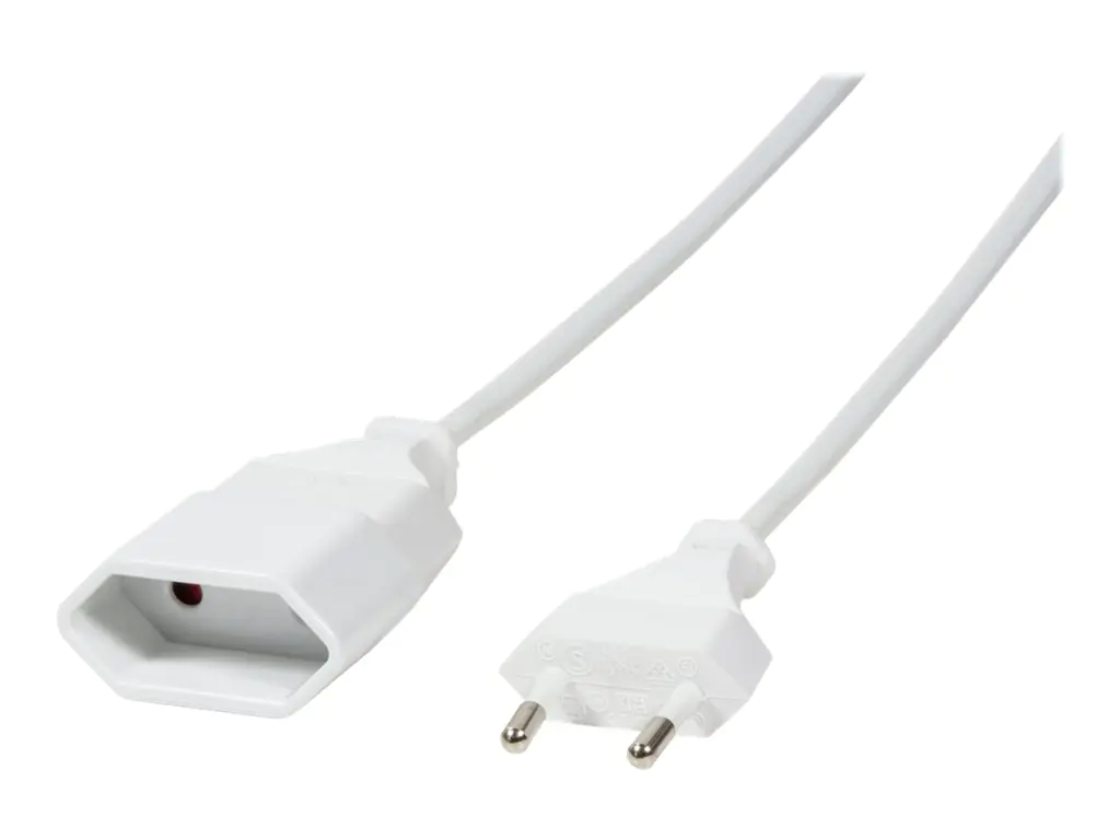 LogiLink Spannungsversorgungs-Verlängerungskabel - Eurostecker (W) CP127
