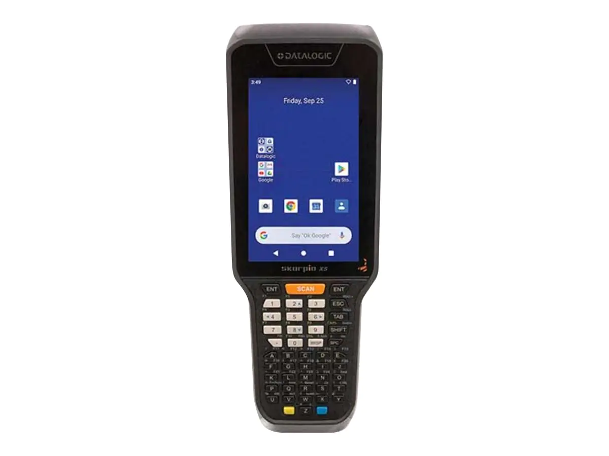 Datalogic Skorpio X5 - Datenerfassungsterminal - robust - Android 10 - 64 GB - 10.9 cm (4.3") Farbe TFT (800 x 480) - Kamera auf Rückseite - Barcodeleser - (2D-Imager) - USB-Host - microSD-Steckplatz - Wi-Fi 5, NFC, Bluetooth