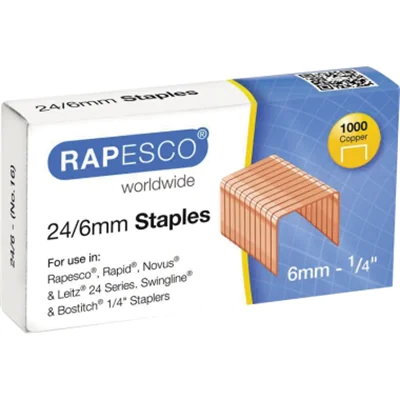 Rapesco Heftklammern S24600Z3 24/6mm 1.000 St./Pack. Rapesco Heftklammern S24600Z3 24/6mm 1.000 St./Pack.