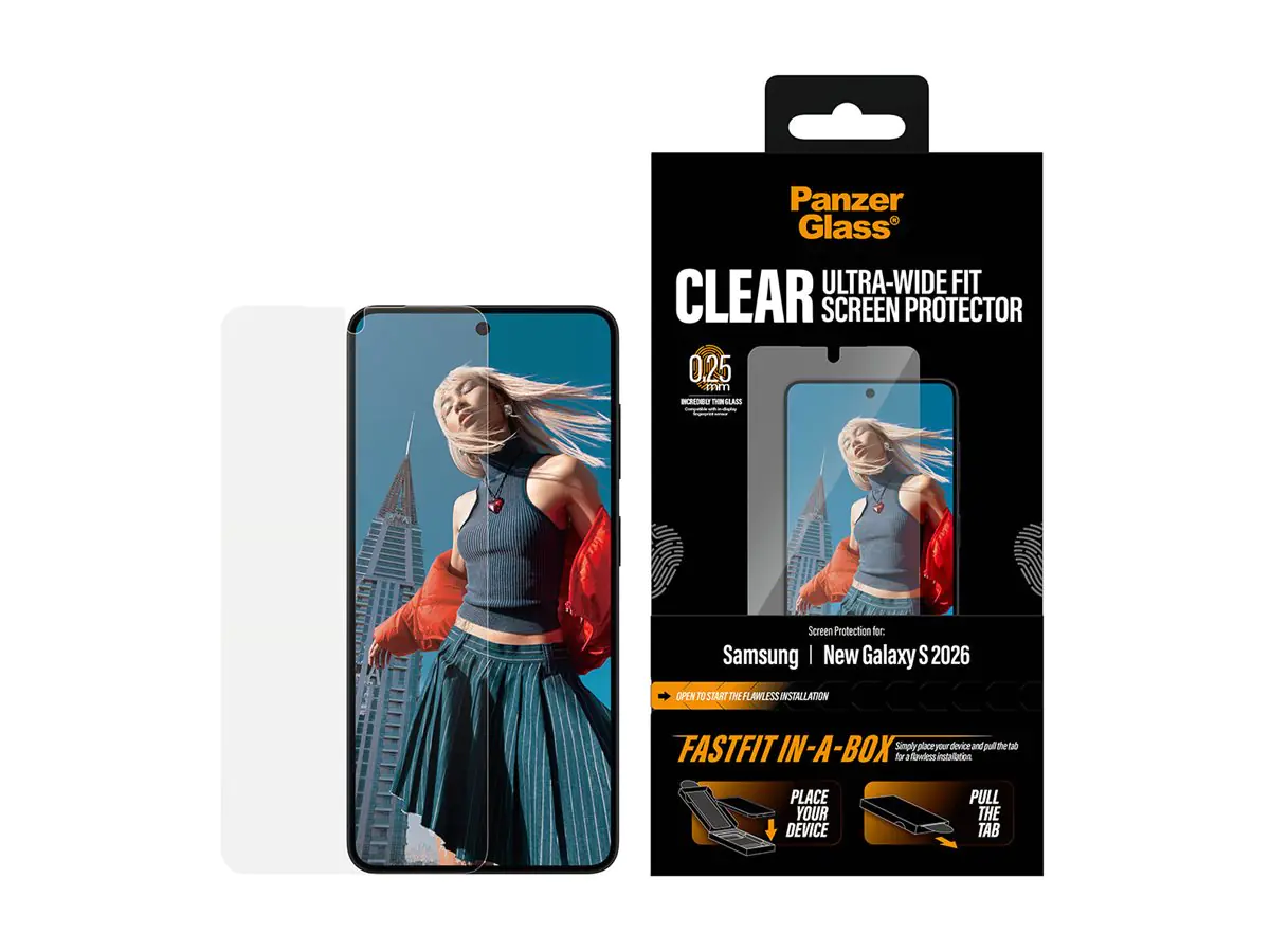 PanzerGlass Bildschirmschutz für Handy - ultra-breite PG17676