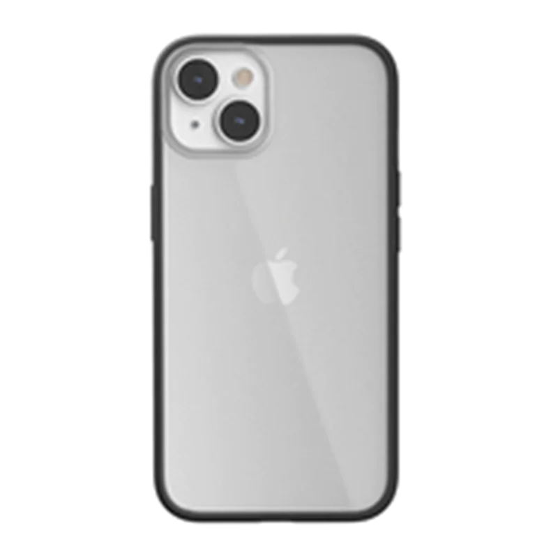 Woodcessories Handy-Cover Clear Case für iPhone 14 Plus transparent schwarz ECO632