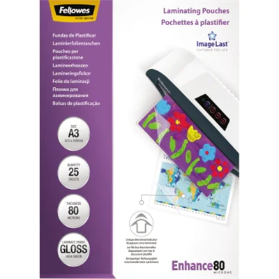 Fellowes Laminierfolie ImageLast 5396403 DIN A3 80my 25 St./Pack.