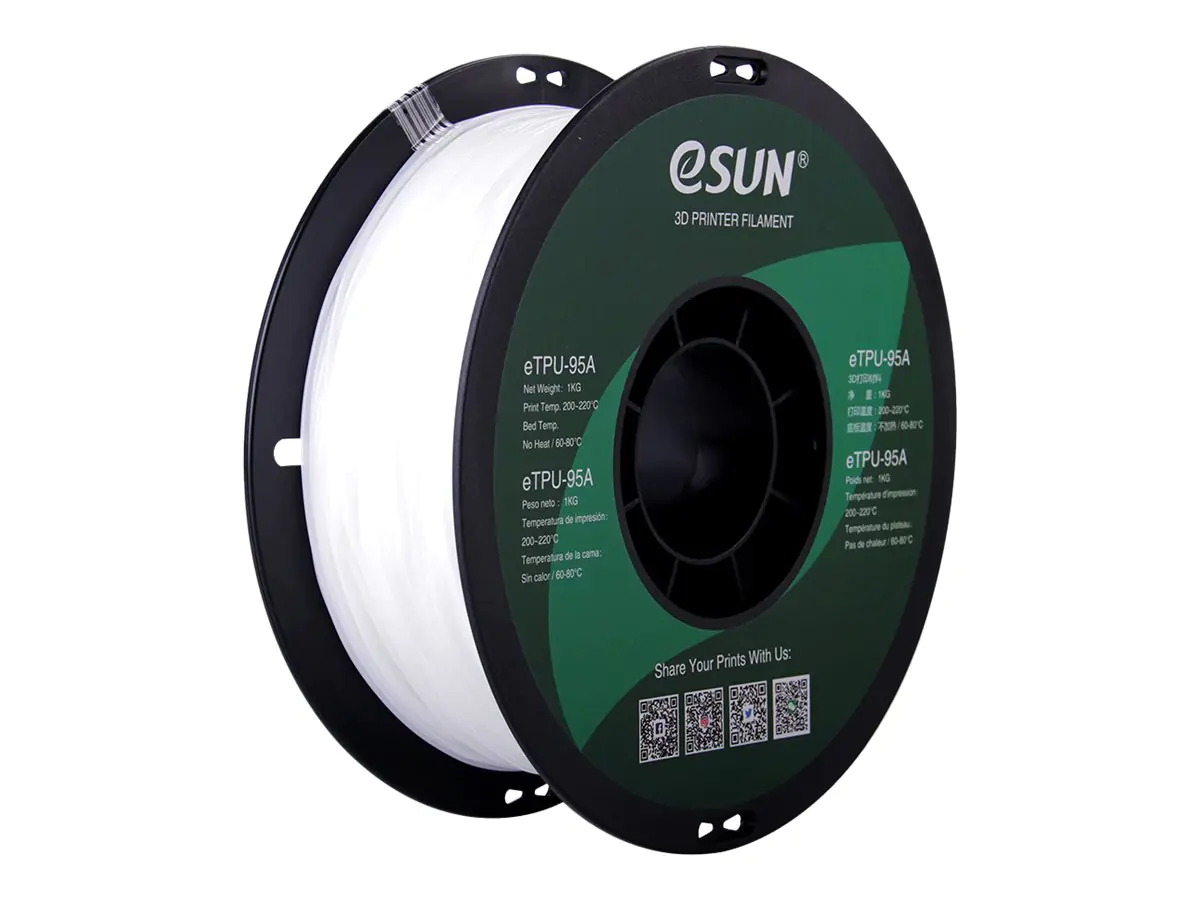 Esun - Weiß - 1 kg - TPU-95A Filament (3D) Esun - Weiß - 1 kg - TPU-95A Filament (3D)