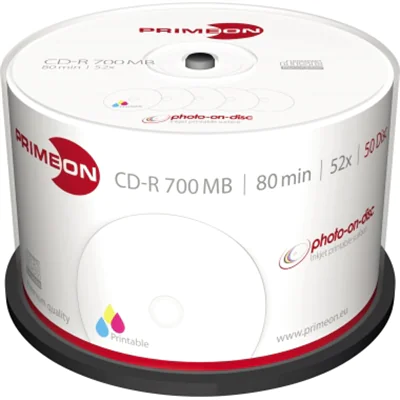 PRIMEON CD-R 2761105 52x 700MB 80Min. Spindel 50 St./Pack. PRIMEON CD-R 2761105 52x 700MB 80Min. Spindel 50 St./Pack.