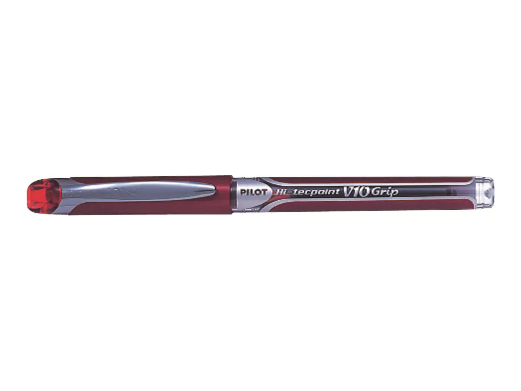 PILOT PEN Pilot Hi-Tecpoint V10 Grip - Tintenroller - Rot 2208002