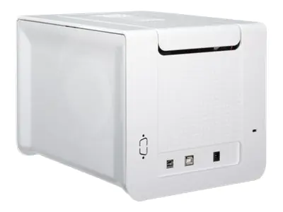 Evolis Zenius Classic line - Plastikkartendrucker - Farbe - Thermosublimation/thermische Übertragung - CR-80 Card (85.6 x 54 mm) - bis zu 500 Karten/Stunde (einfarbig)/ bis zu 150 Karten/Stunde (Farbe) - Kapazität: 50 Karten - USB - braun