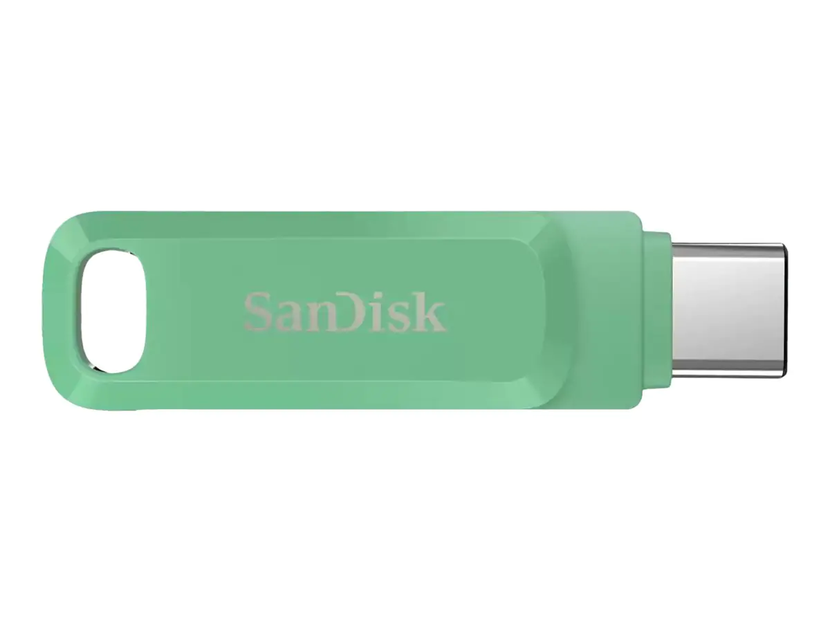 SanDisk Ultra Dual Drive Go - USB-Flash-Laufwerk - 64 GB - USB 3.2 Gen 1 / USB-C - absinthe green SanDisk Ultra Dual Drive Go - USB-Flash-Laufwerk - 64 GB - USB 3.2 Gen 1 / USB-C - absinthe green