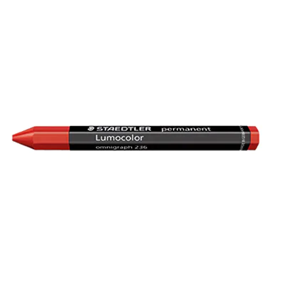 STAEDTLER Signierkreide Lumocolor permanent omnigraph 236-2 rot STAEDTLER Signierkreide Lumocolor permanent omnigraph 236-2 rot