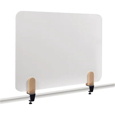 LEGAMASTER ELEMENTS Tischtrennwand Whiteboard 60x80cm Klammern, Schreibtisch-Trennwand, Weiß, 600 x 11 mm, Stahl, Klemme, 4,8 cm 7-209910