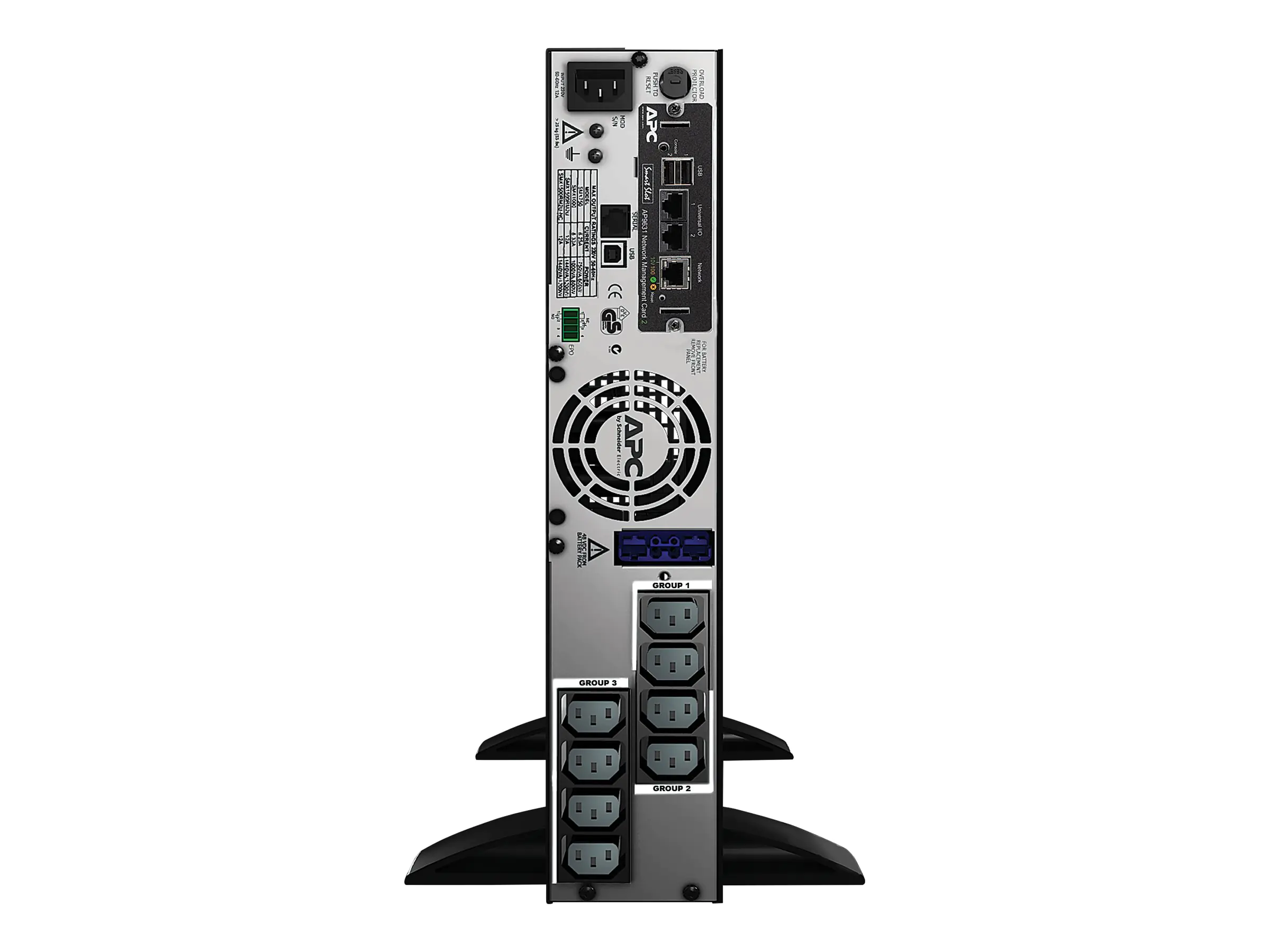 APC Smart-UPS X 1500 Rack/Tower LCD - USV (Rack - einbaufähig) SMX1500RMI2UNC