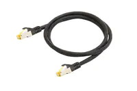 PYTHON Series RJ45 Patchkabel mit Cat. 7 Rohkabel - Rastnasenschutz (RNS) und Nylongeflecht - S/FTP