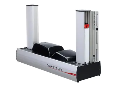 Evolis Quantum 2 Standard - Plastikkartendrucker - Farbe - Duplex - Thermosublimation/thermische Übertragung - CR-80 Card (85.6 x 54 mm) - 300 dpi - bis zu 1000 Karten/Stunde (einfarbig)/ bis zu 150 Karten/Stunde (Farbe) - Kapazität: 500 Karten - LAN, USB